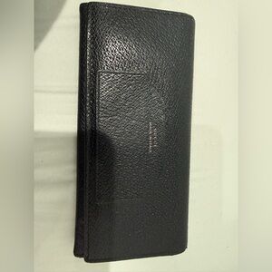 Gucci Black Textured Leather Card Holder